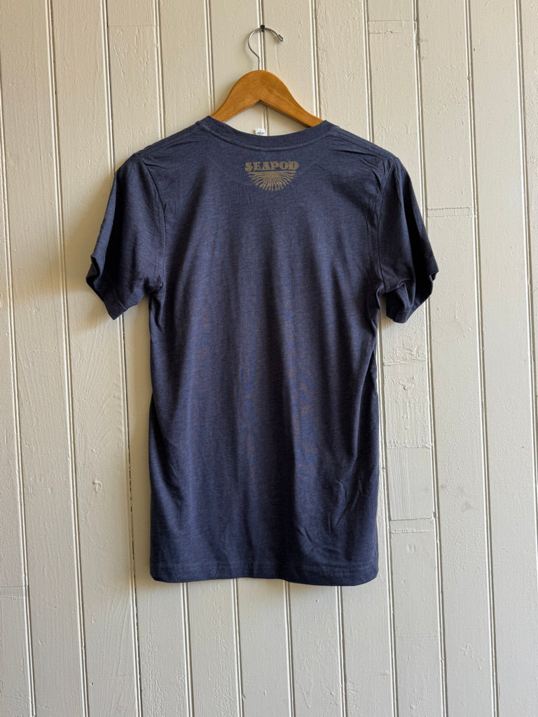 Windows into Summer Tee in Heather Navy