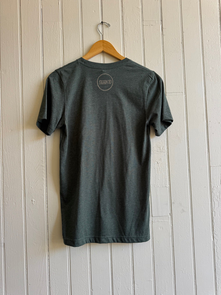 Visions of Light Tee in Forest Green