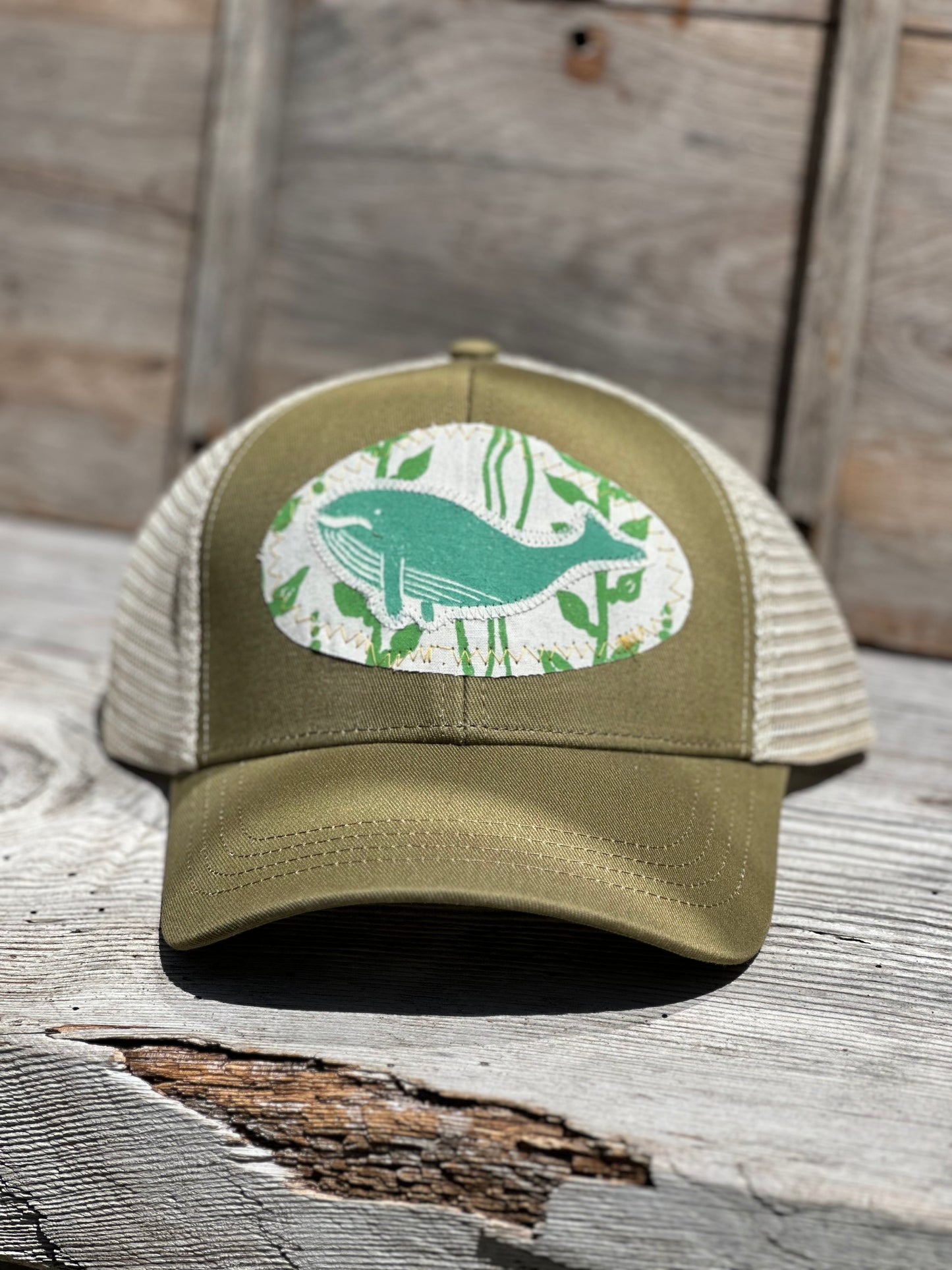 Whale and Seaweed Hat