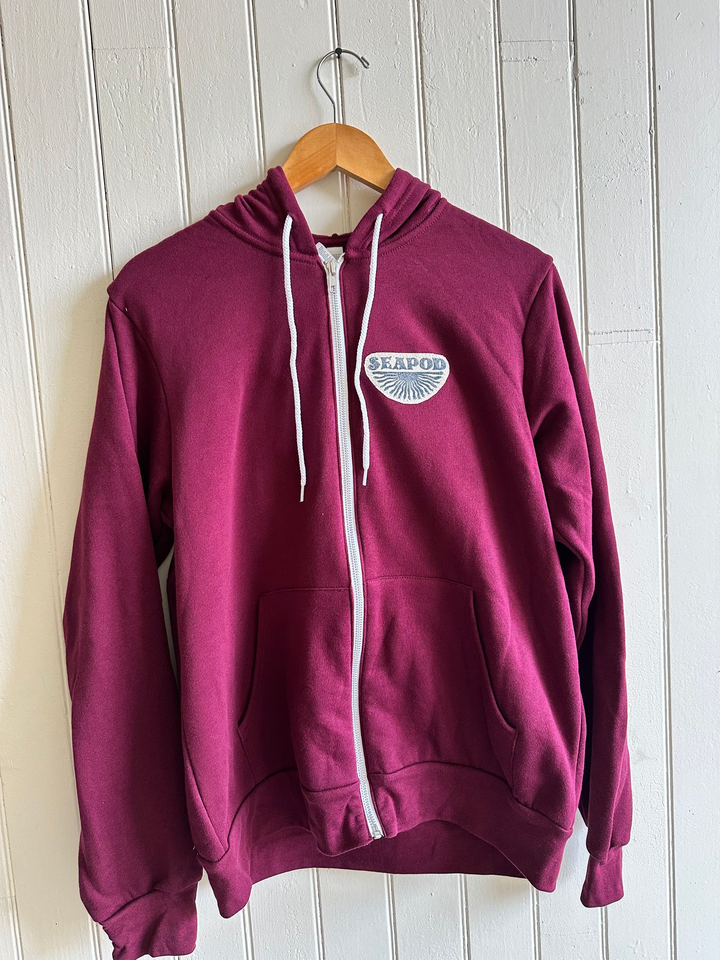 Brown Osprey on Navy Spray Custom Hoodie