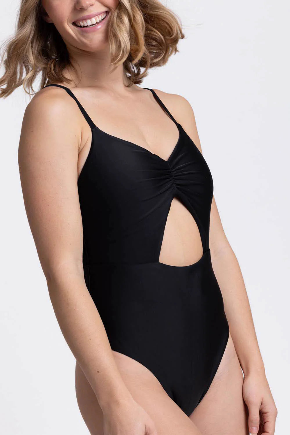 Ariana Fixed-Back One Piece Swimsuit