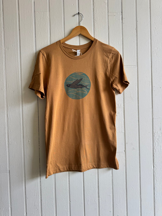Flying Fish Tee in Toast