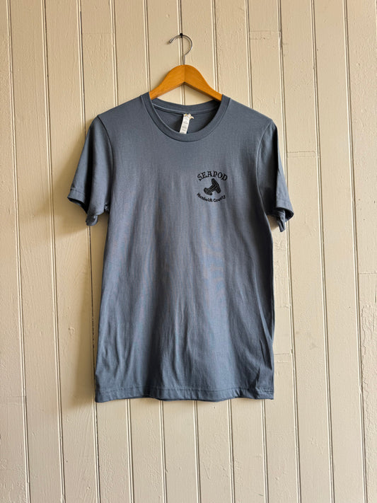 Seapod Dolo Tee in Steel Blue
