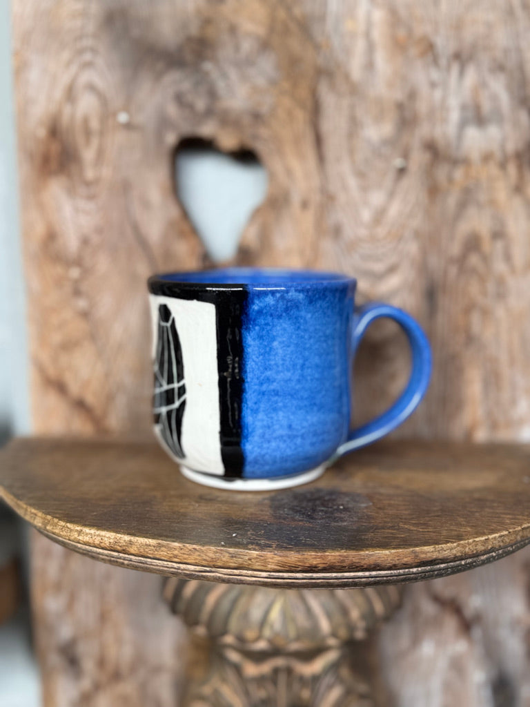 Seapod + Dolo Ceramic Mug in Royal Blue