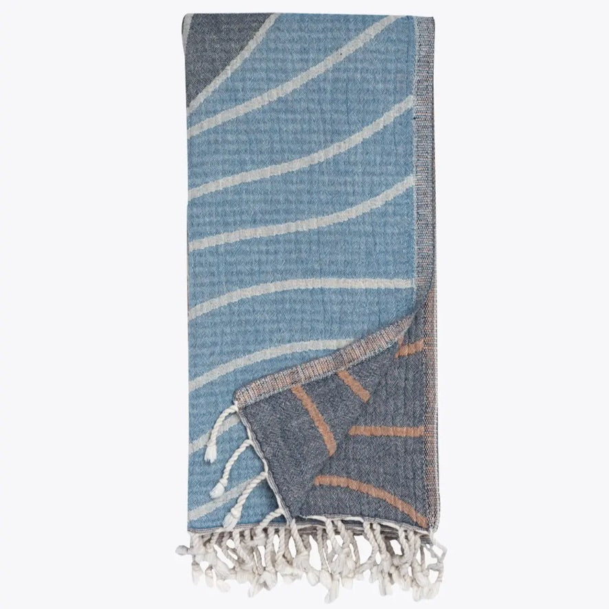 Happy Whale Tusrkish Towel