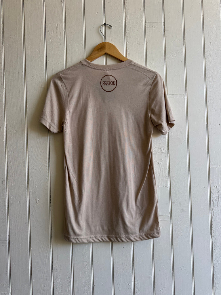 Salmon Moon Tee in Tan