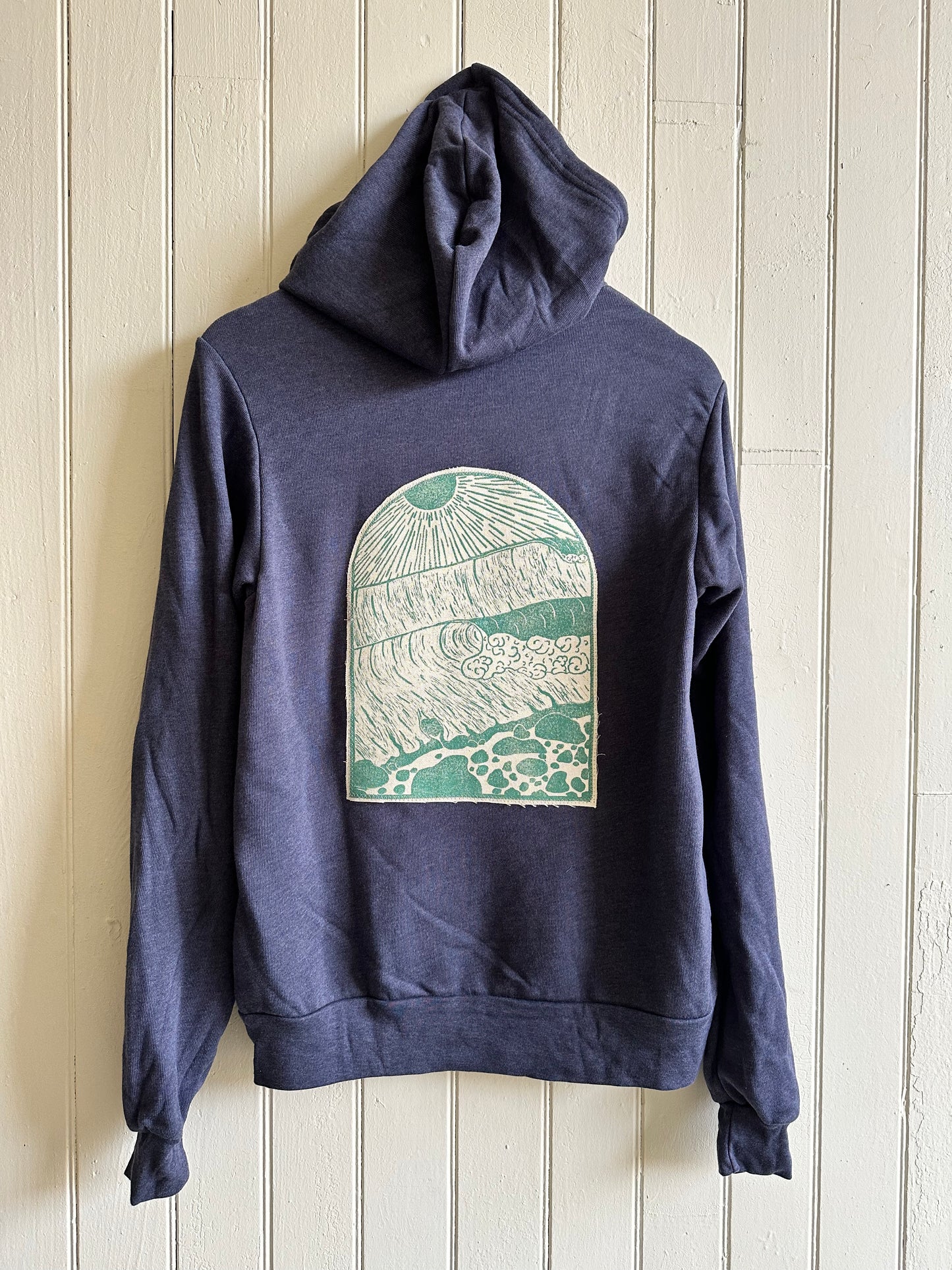 Visions of Light in Aqua Custom Hoodie