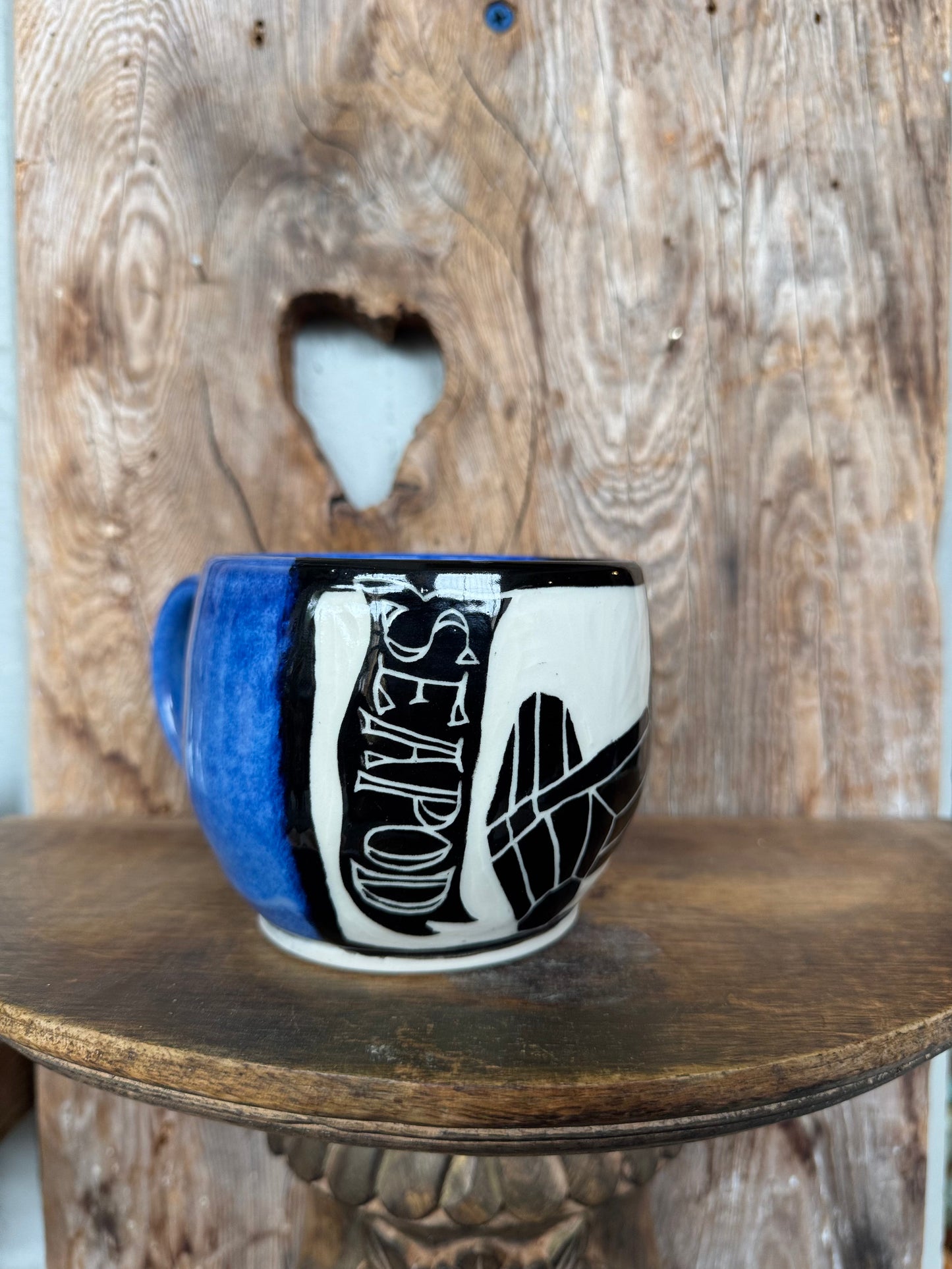 Seapod Humboldt + Dolo Ceramic Mug in Royal Blue