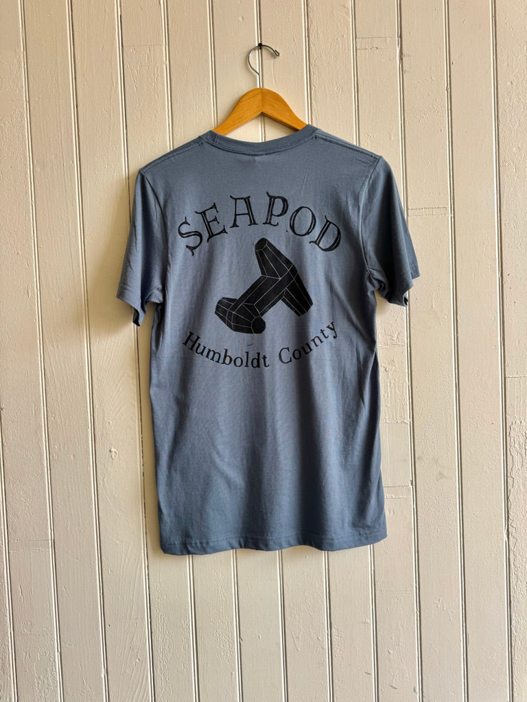 Seapod Dolo Tee in Steel Blue