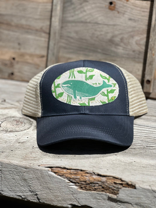 Whale and Seaweed Hat