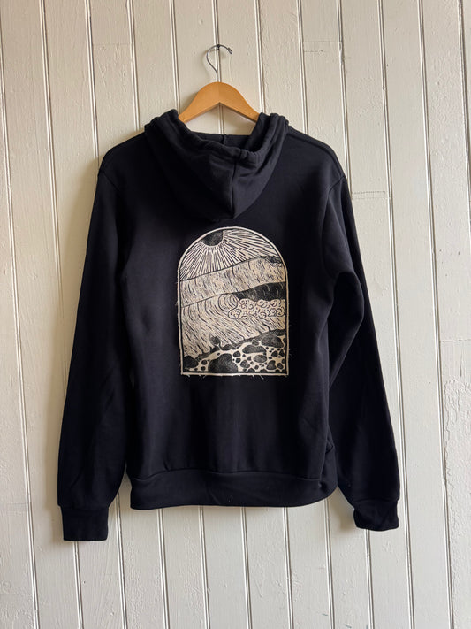 Visions of Light in Black Custom Hoodie